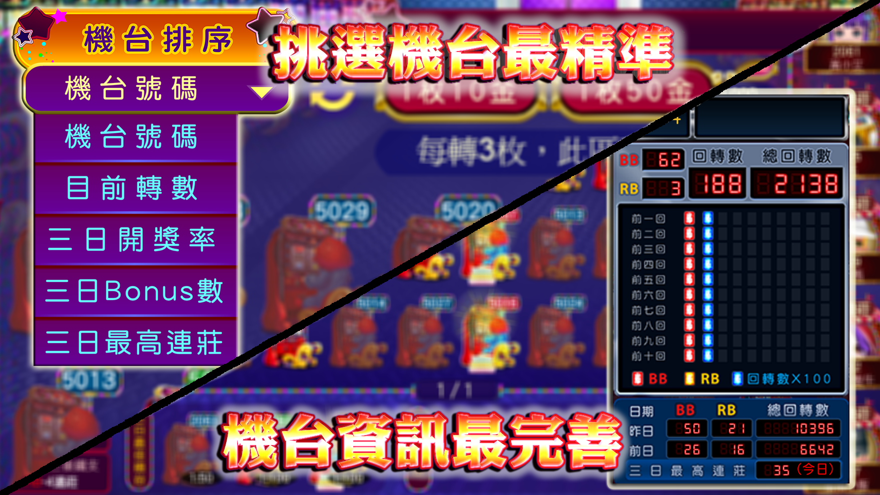 小丑斯洛介面說明 小丑斯洛介面說明